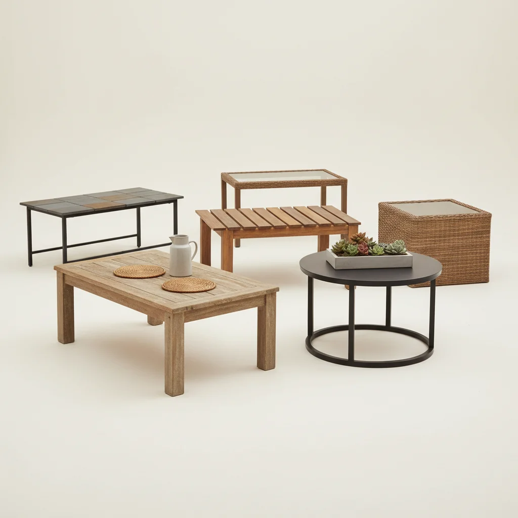 Coffee Tables for Outdoor Spaces: Which Materials Last Longest?
